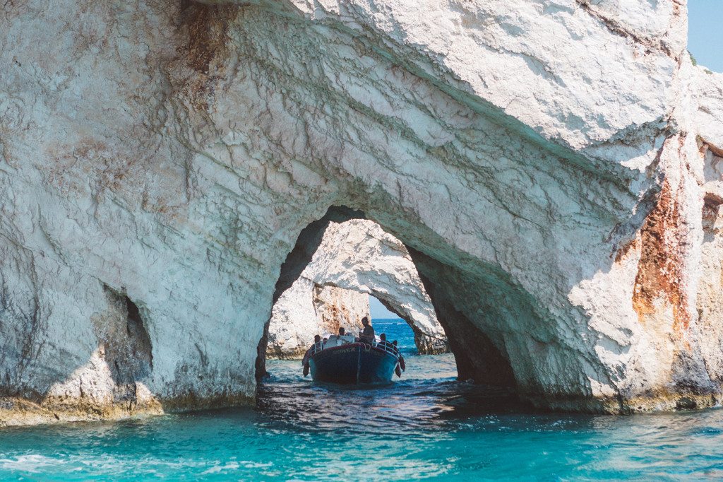 Zakynthos Blue Cave. Peligoni Club.