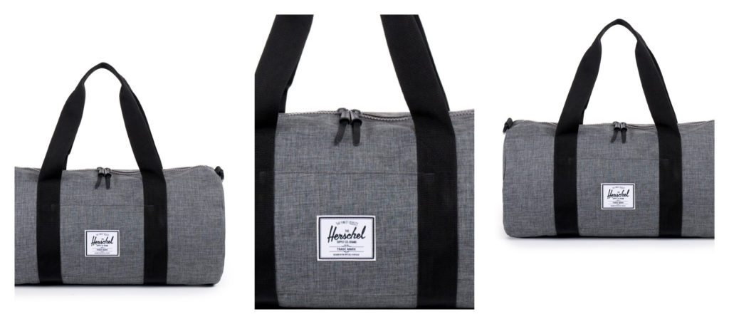 Herschel Grey gym bag family holiday style for teens