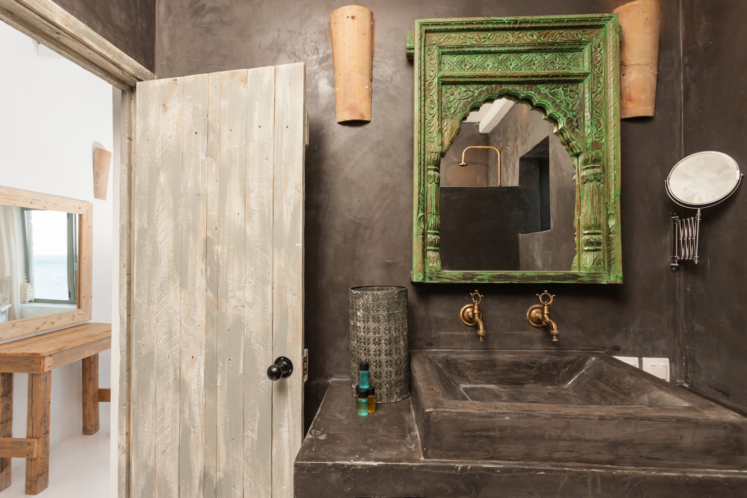 Bathroom in Amoulakis, luxury villa in Greece with The Peligoni Club