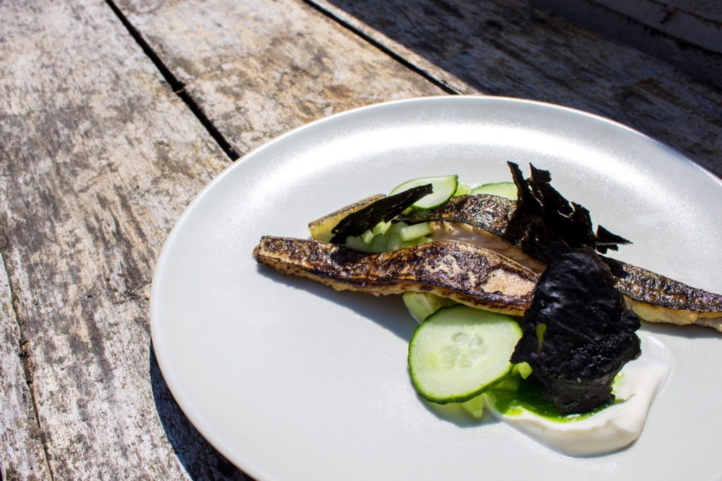 Mackerel dish by Billy and Jack from Masterchef 